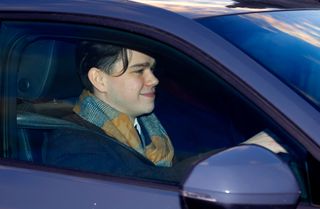 Samuel Chatto arrives at the Christmas Lunch for members of the Royal Family hosted by King Charles III at Buckingham Palace