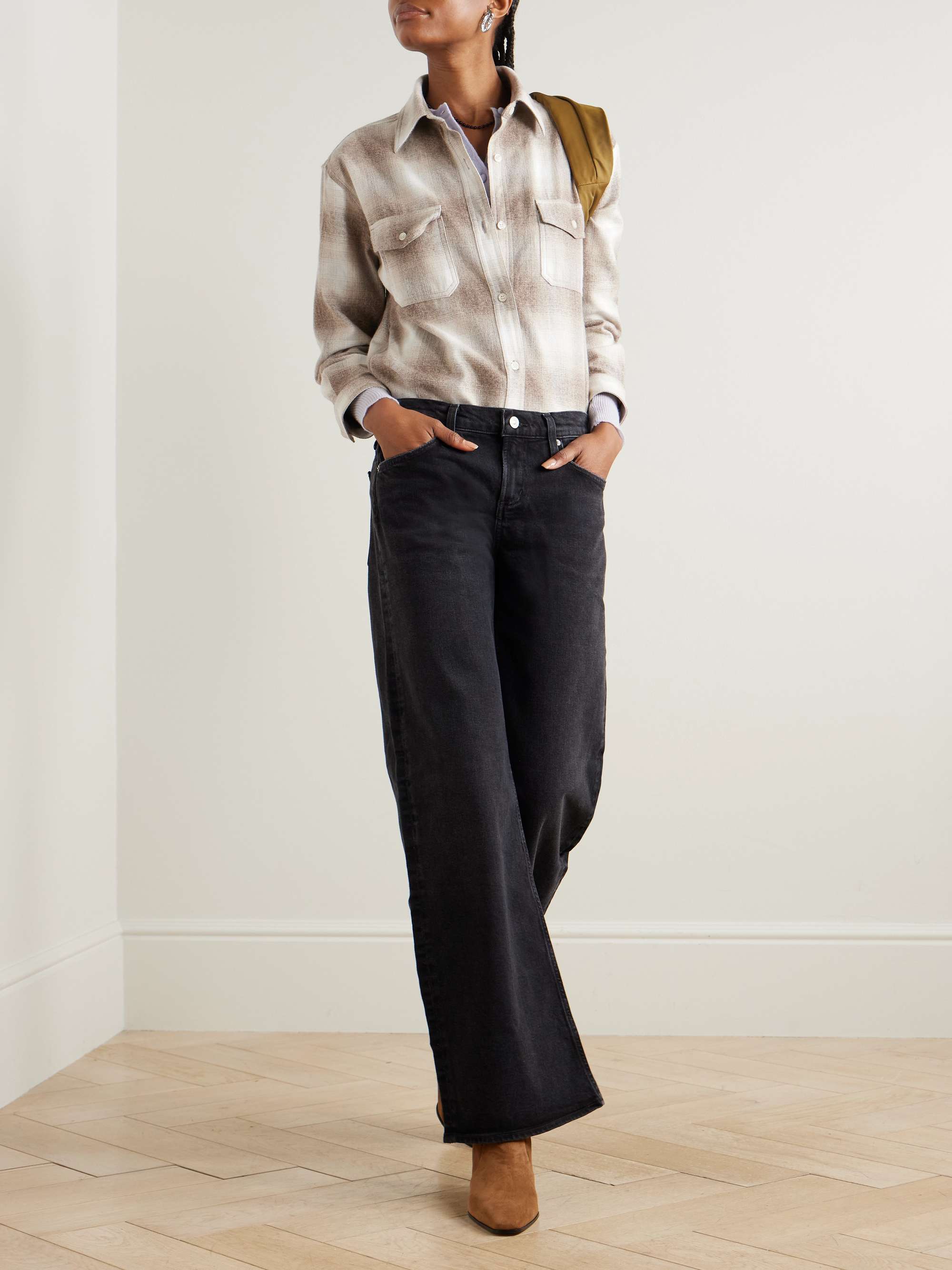 Kota Checked Cotton-Flannel Shirt