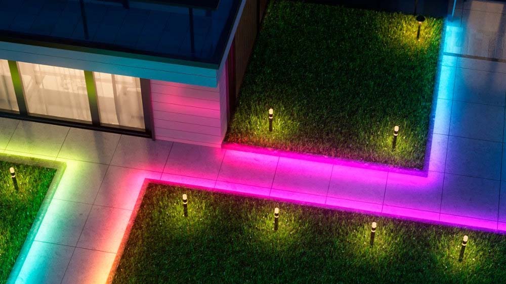 Govee Outdoor LED Smart Strip Light walkway lighting.