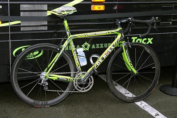 The rest of the Rock Racing team is on DeRosa King3 bikes.