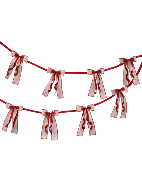Valentine's Day Bow Garland 