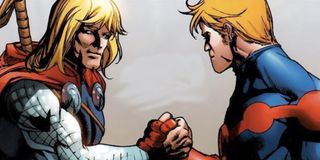Thor and Ikaris of the Eternals