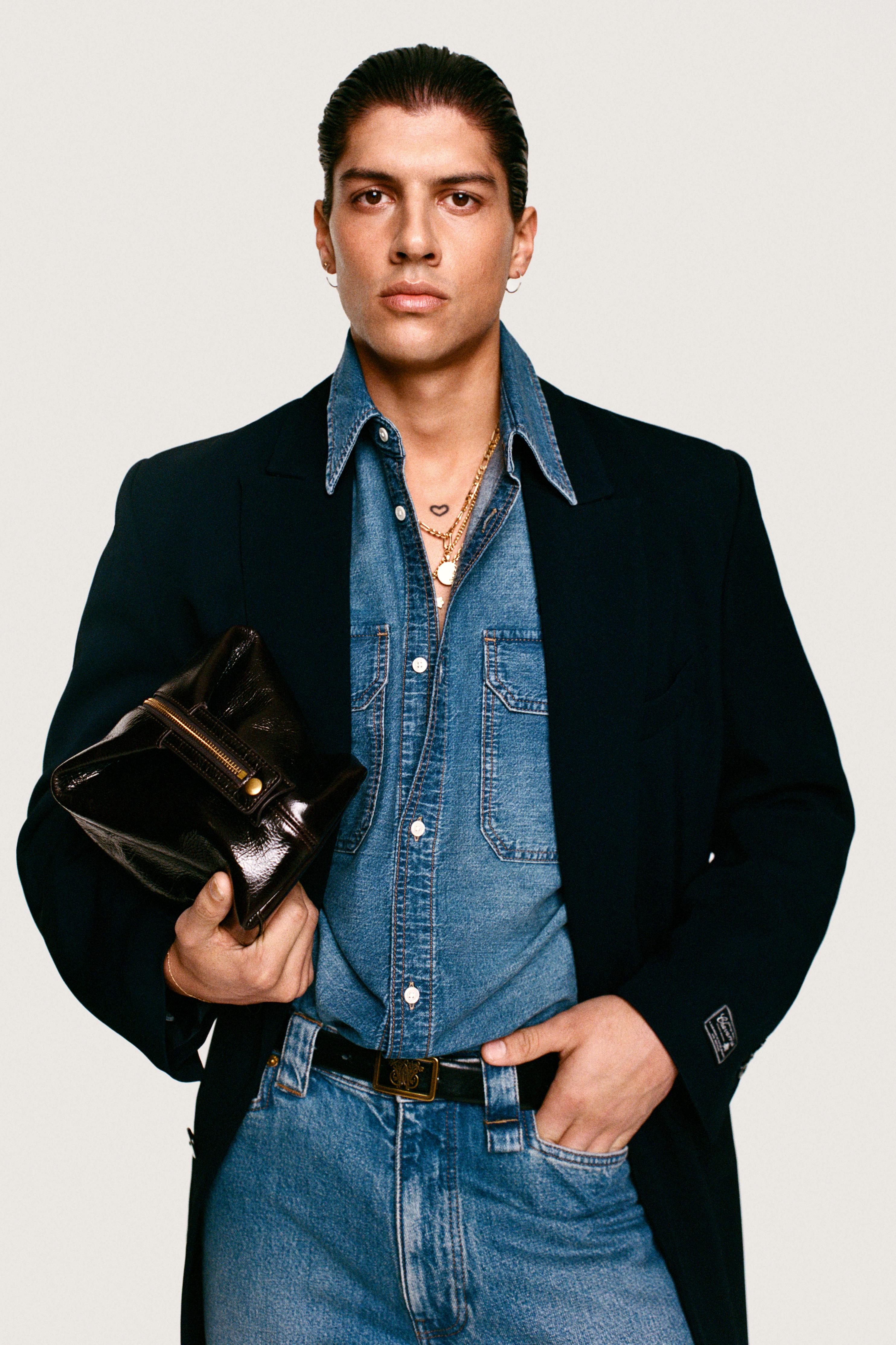 Embroidered Boxy Fit Denim Shirt Willy Chavarria X Zara