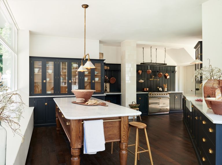 Before and after: this modern kitchen is now a vintage space