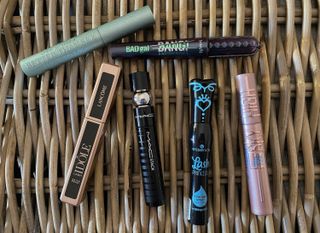 A selection of the best waterproof mascaras tested for this feature from Too Faced, Benefit, Lancome, MAC, Essence, and Maybelline