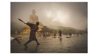 Photograph of the Buddha Dordennma Statue in Thimphu, Bhutan, by Matthew DeSantis, winner of the One Shot: Cities, Towns, Streets category in Travel Photographer of the Year 2024