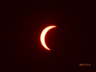 March 2016 Solar Eclipse from Malaysia