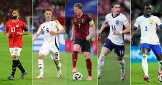 Mo Salah, Joshua Kimmich, Kevin De Bruyne, Conor Gallagher and Ferland Mendy