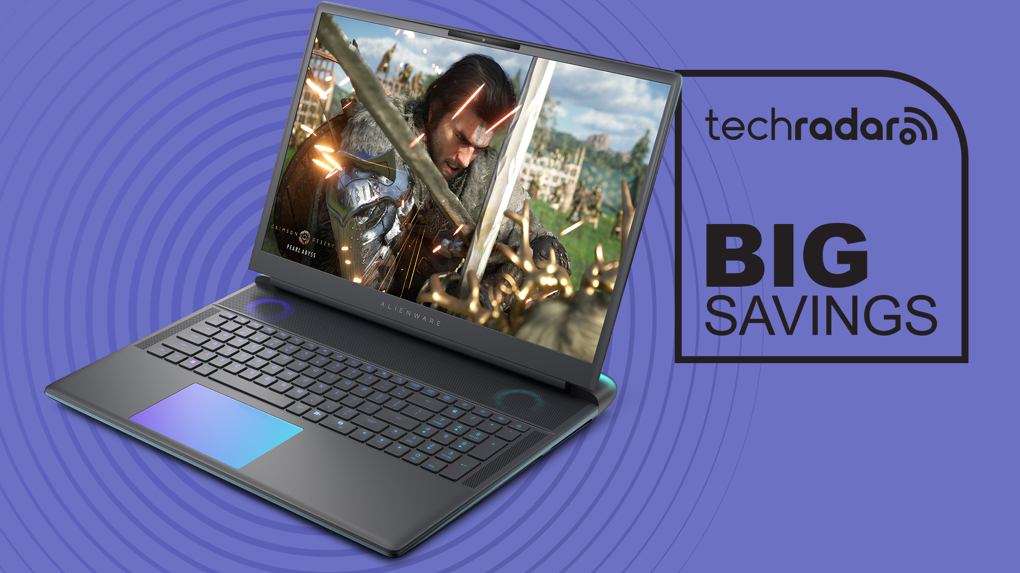Alienware 18 Area-51 Gaming Laptop with 'Big savings' text