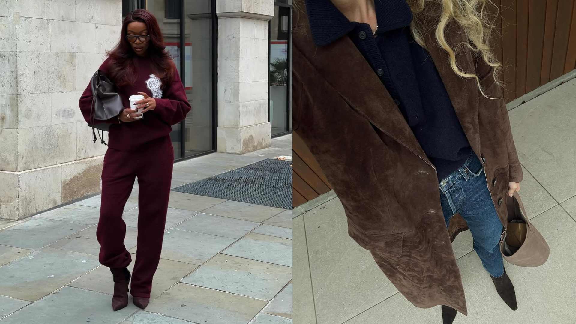 woman wearing suede pointed toe ankle boots trend 2025