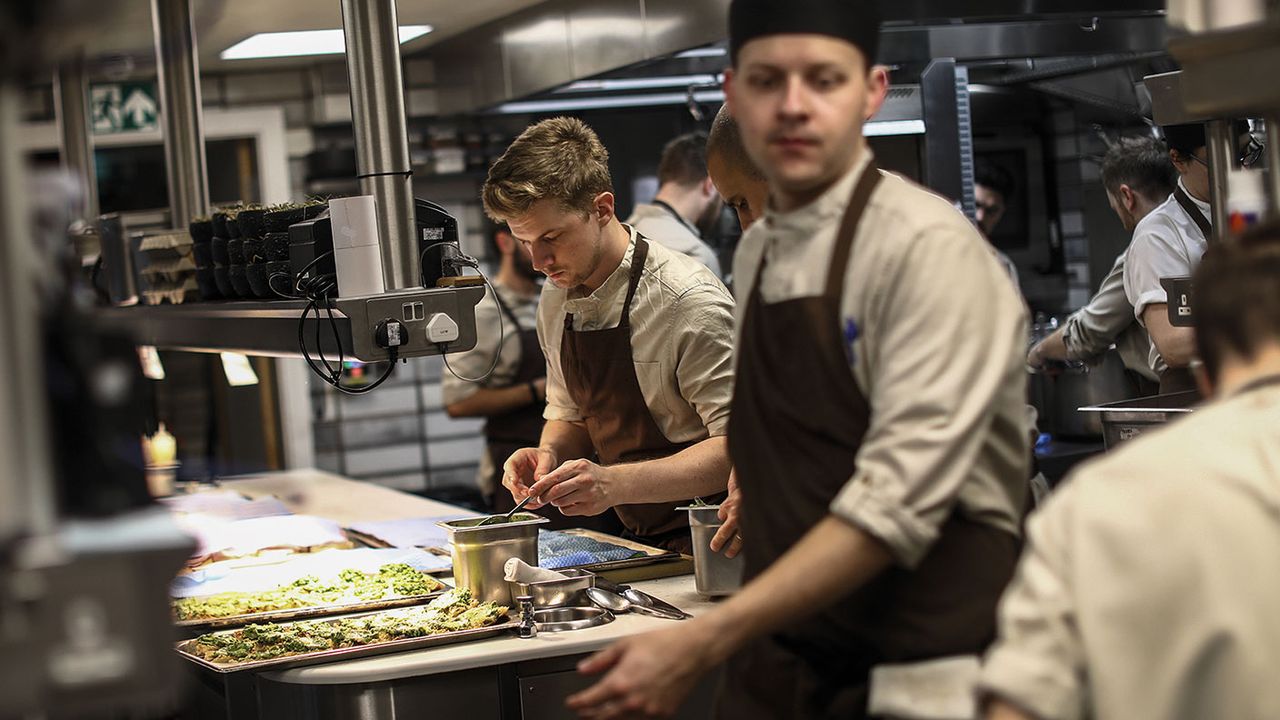 Chefs in a kitchen