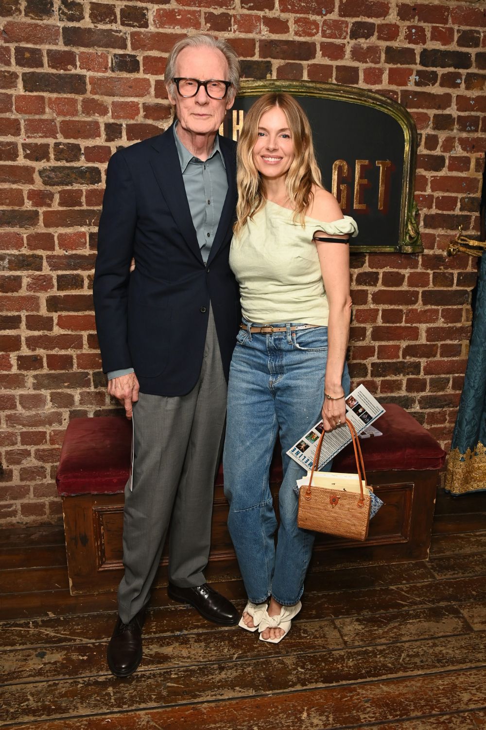 Sienna Miller wearing jeans