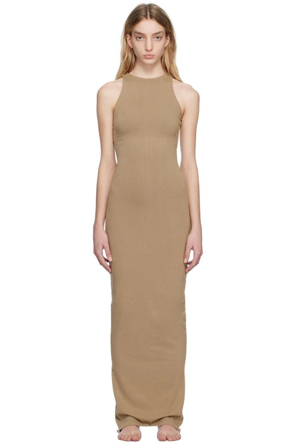 SKIMS Taupe Outdoor Basics Tank Dress