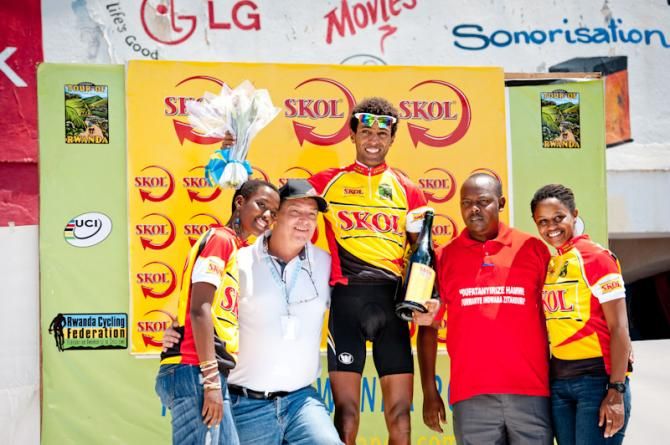 The stage winner, Merhawi Kudus (UCI Continental Center)