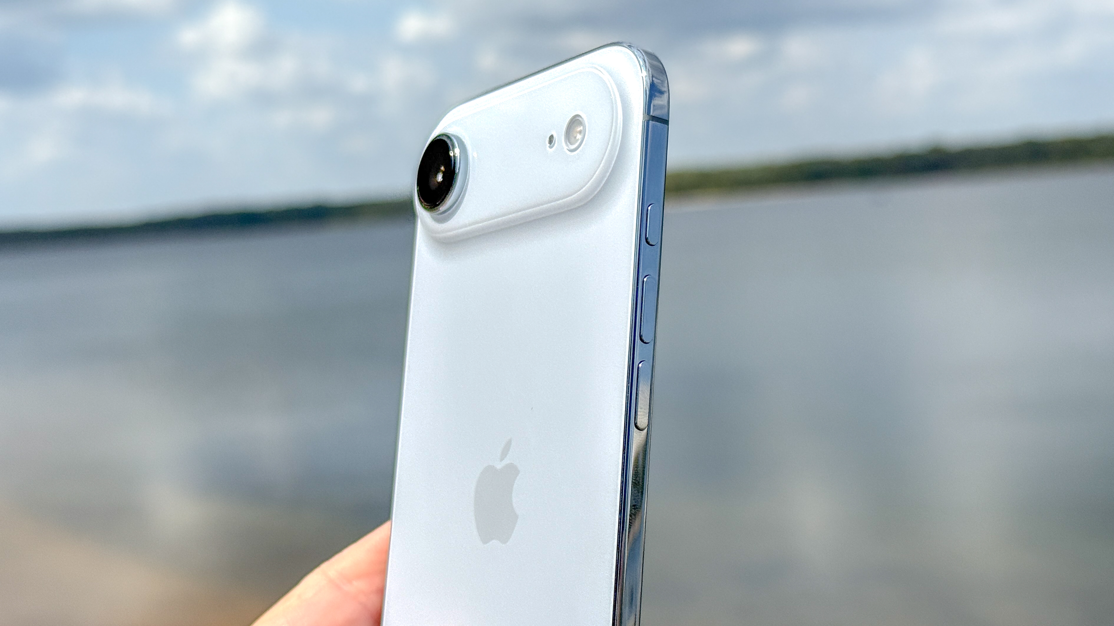 iPhone Air shown in hand