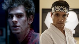 Andrew Garfield and Ralph Macchio