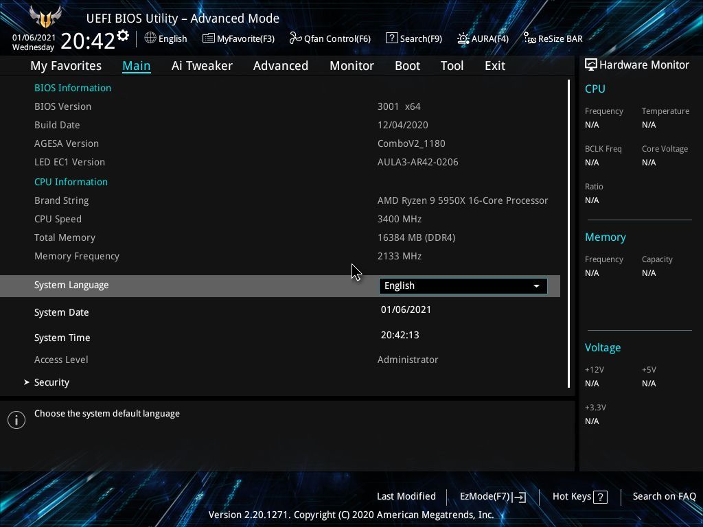 Asus TUF Gaming X570-Pro WiFi