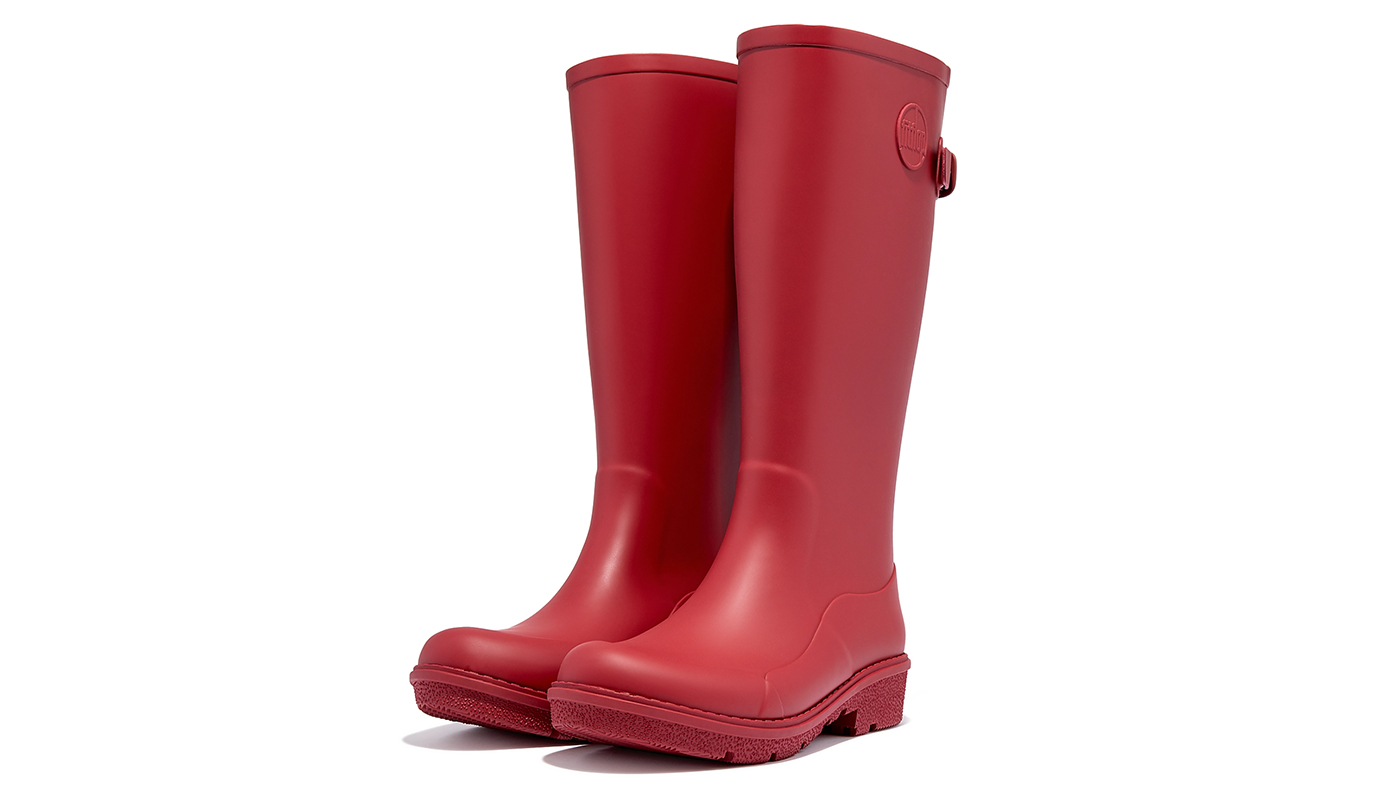 Fitflop brand wellies in red
