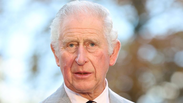 Prince Charles, Prince Of Wales speaks during a visit at the AstraZeneca global Research and Development facility