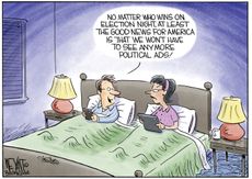 Political cartoon