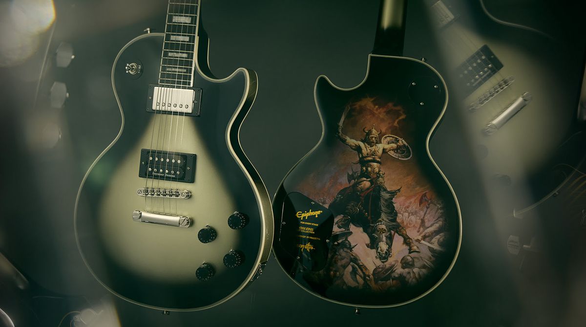 Epiphone&#039;s Adam Jones &quot;The Berserker&quot; Art Collection Les Paul