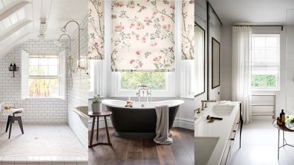 Bathroom window treatment ideas