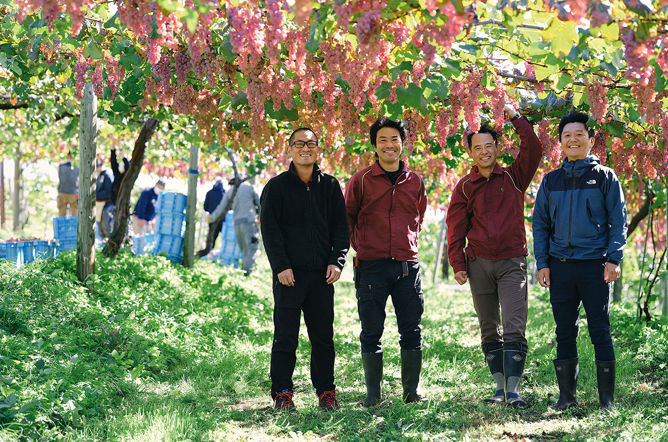 Tomi no Oka Winery&amp;rsquo;s vineyard team