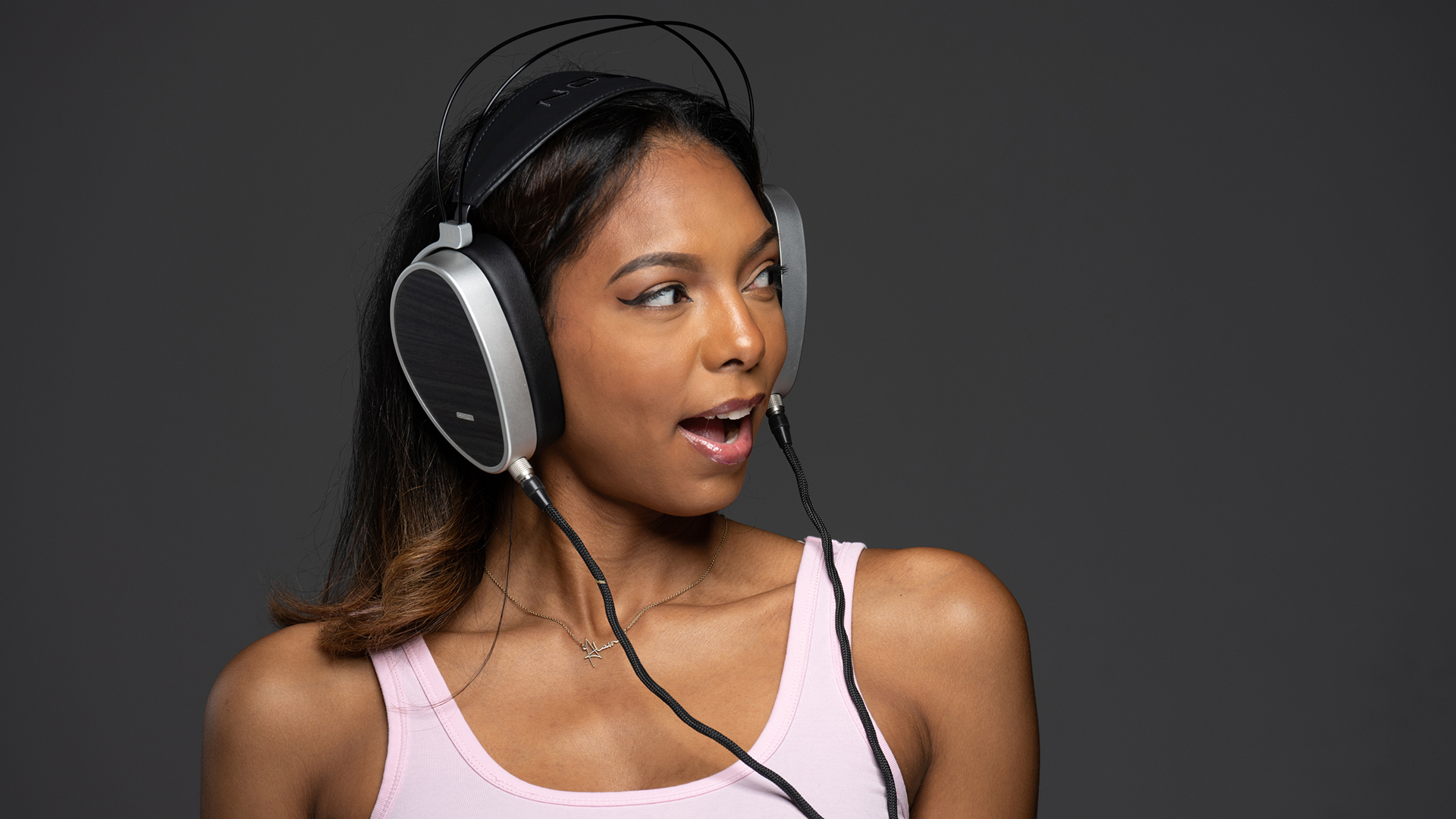 Press photos of the Dan Clark Audio Aeon Core headphones.