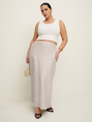 Layla Linen Skirt Es