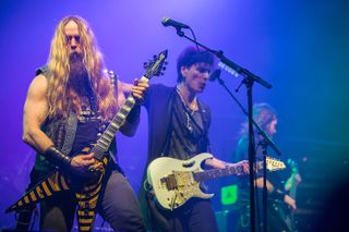 Zakk Wylde and Steve Vai perform in San Diego during the 2016 Generation Axe Tour.