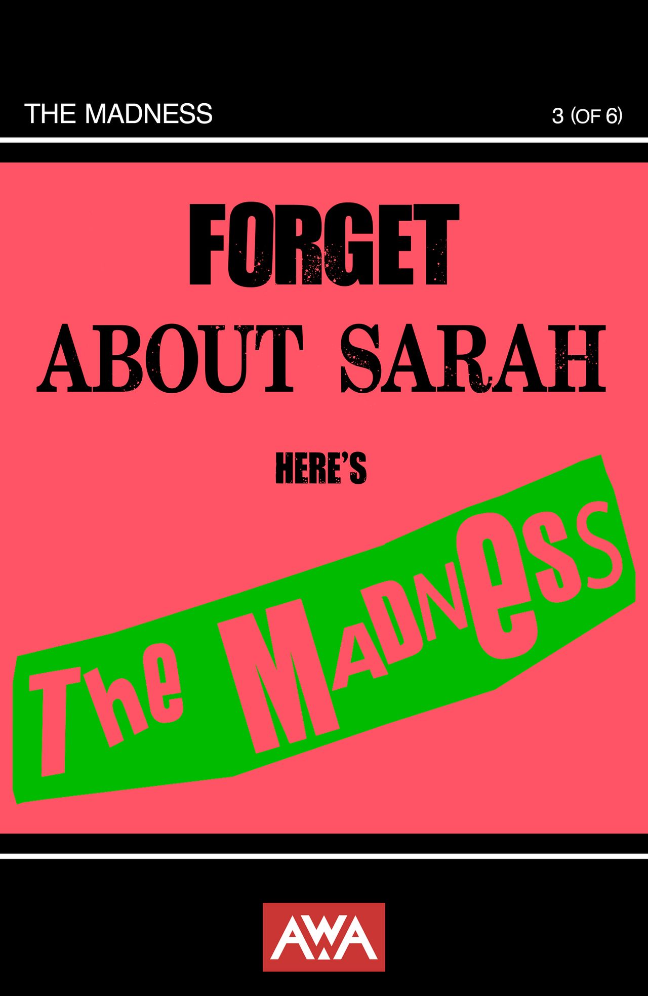 The various "punk rock" covers for The Madness #1.