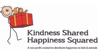 The logo for Kindness Shared, Happiness Squared