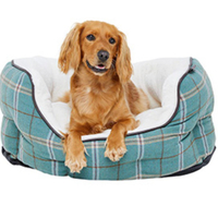 Wainwright's Country Memory Foam Scalloped Dog Bed Green | Was £45.00