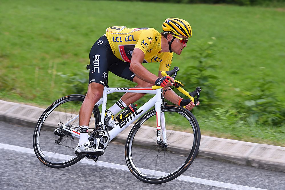 Greg Van Avermaet (BMC) chases the lead riders