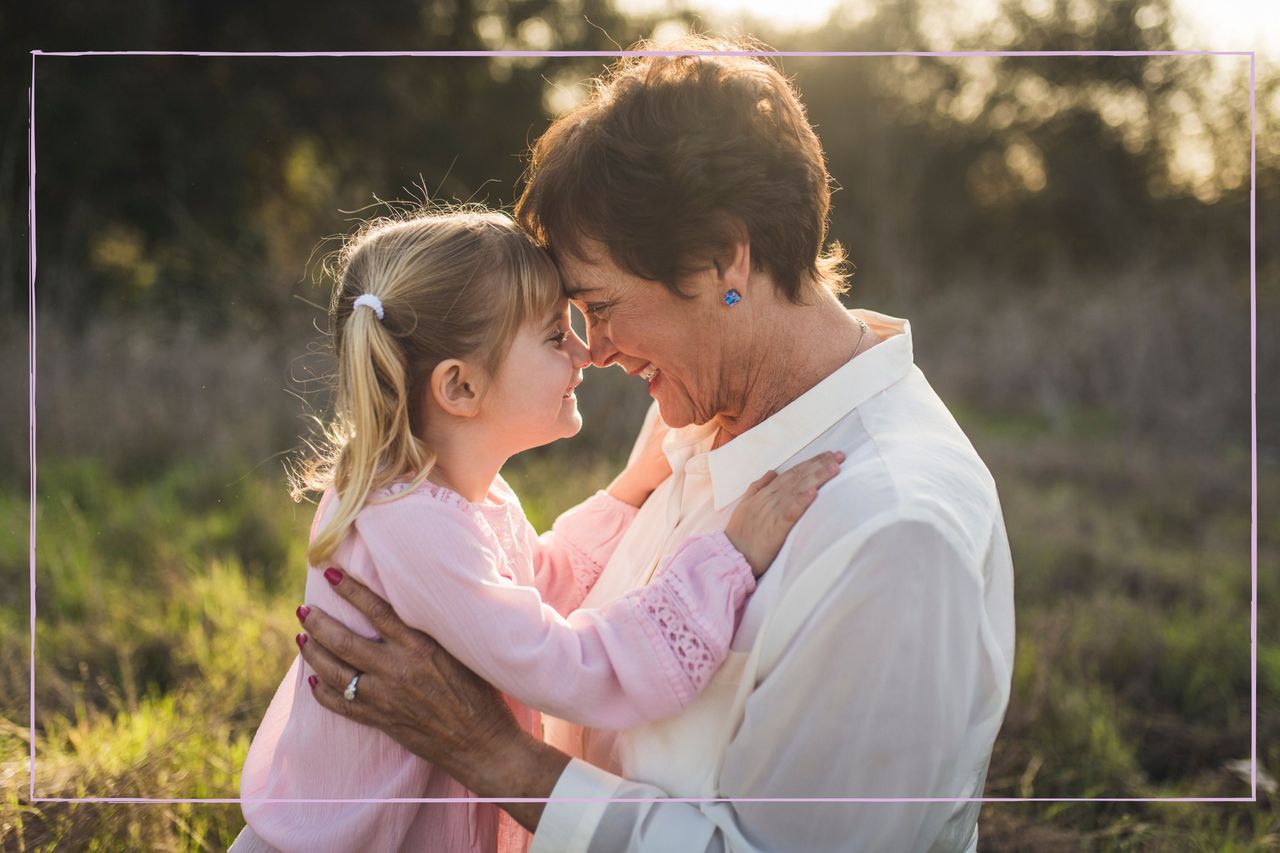 Grandmother looking lovingly at her granddaughter