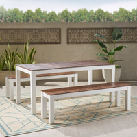 Trent Austin Design Benedetta Rectangular 4-Person Dining Set | Was $669.99 Now $499.99 at Wayfair