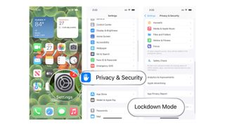 Lockdown mode in iOS