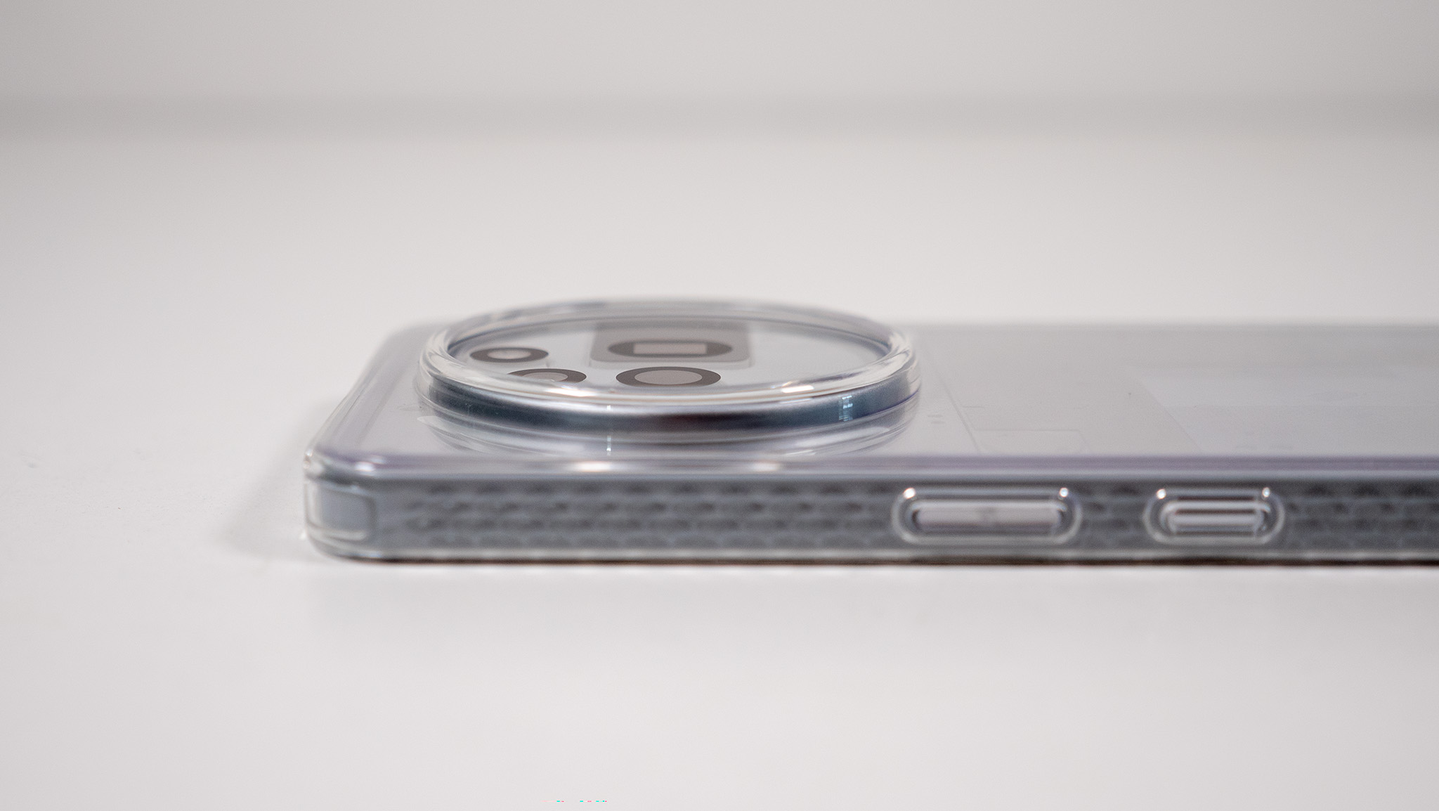 A close-up look at Tudia Lucion cases for the Nothing Phone 3a Pro