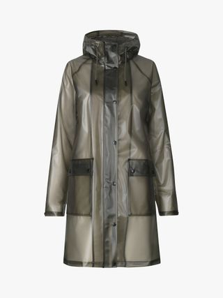 Semi Transparent Raincoat, £125, Ilse Jacobsen at John Lewis