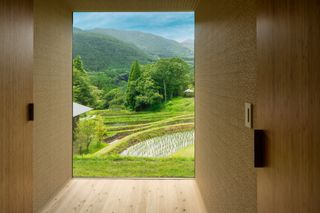 amazing green views at KAI Yufuin by Kengo Kuma