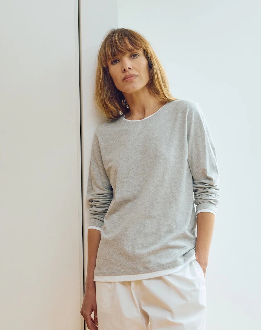 Navygrey, The LAYERED Tee / Long Sleeve
