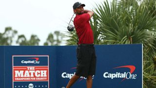 Tiger Woods appears on 'The Match'