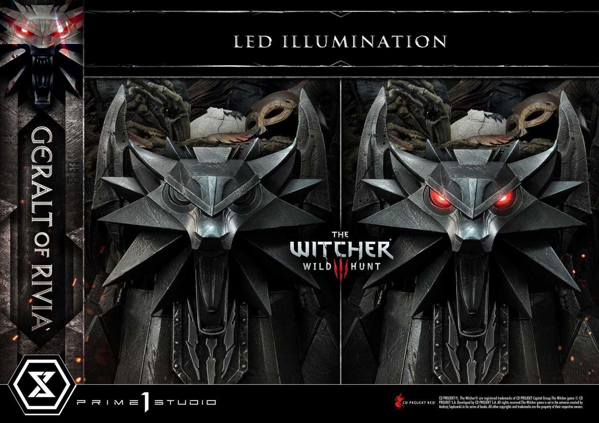 Geralt of Rivia statue