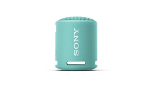 Sony SRS-XB13 review: blue speaker on white background