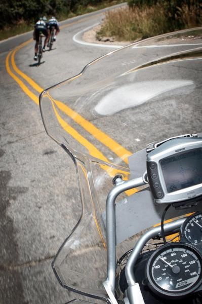 Riders hitting 59mph hour off the back side of the climb.