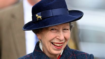 Princess Anne's strange wedding request revealed. Seen here Princess arrives to attend the final day of the Cheltenham Festival