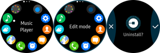 Editing apps on the Gear S3