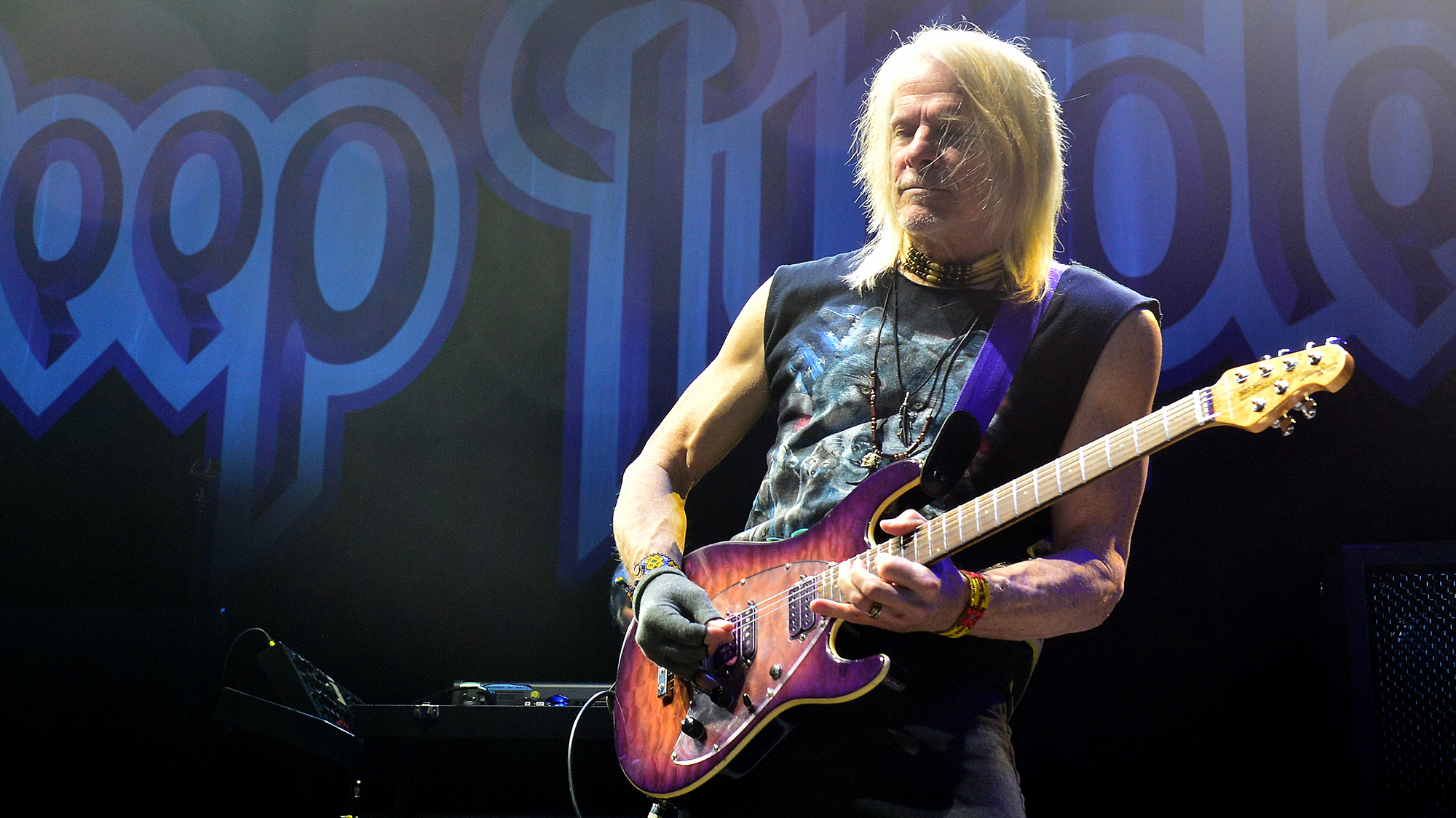 Steve Morse of Deep Purple performs live on stage at Hard Rock Live in the Seminole Hard Rock Hotel &amp;amp; Casino on February 10, 2022 in Hollywood, Florida.