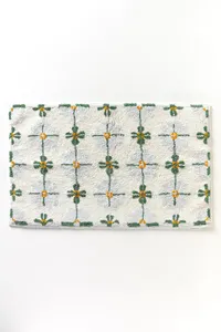 Anthropologie Daisy Tile Tufted Cotton Bath Mat