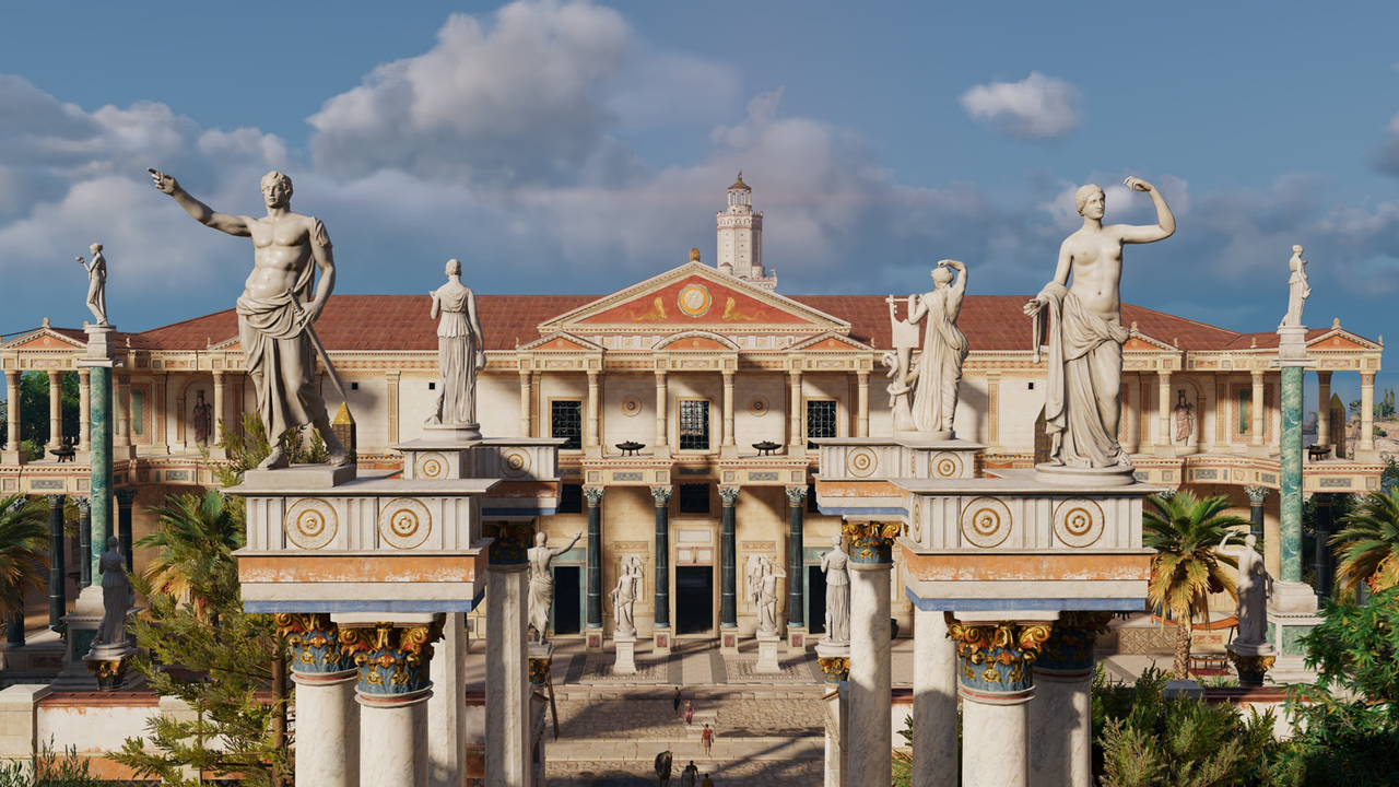The Great Library in AC Origins